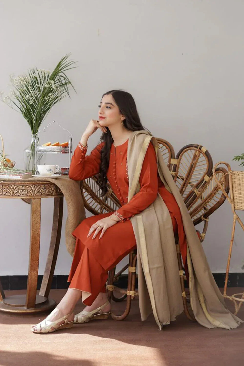 AISLING DHANAK UNSTITCHED EMB 3PC
