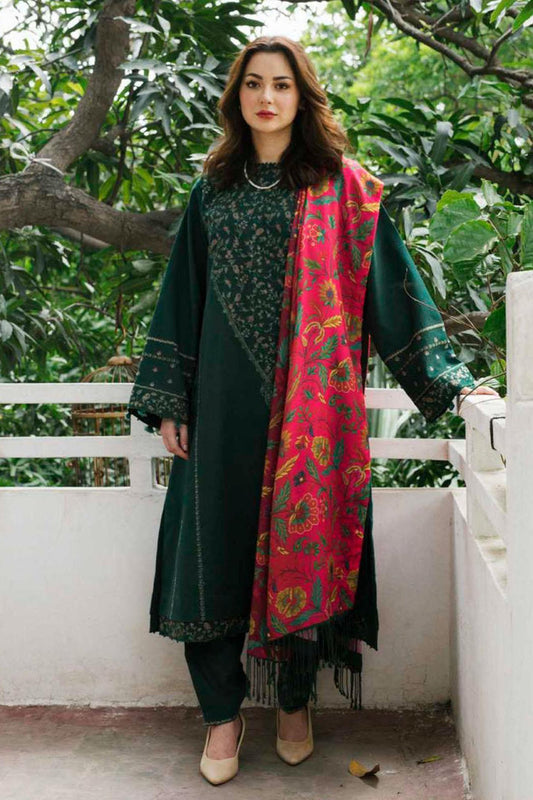 ZARA SHAHJAHAN DHANAK UNSTITCHED EMB 3PC