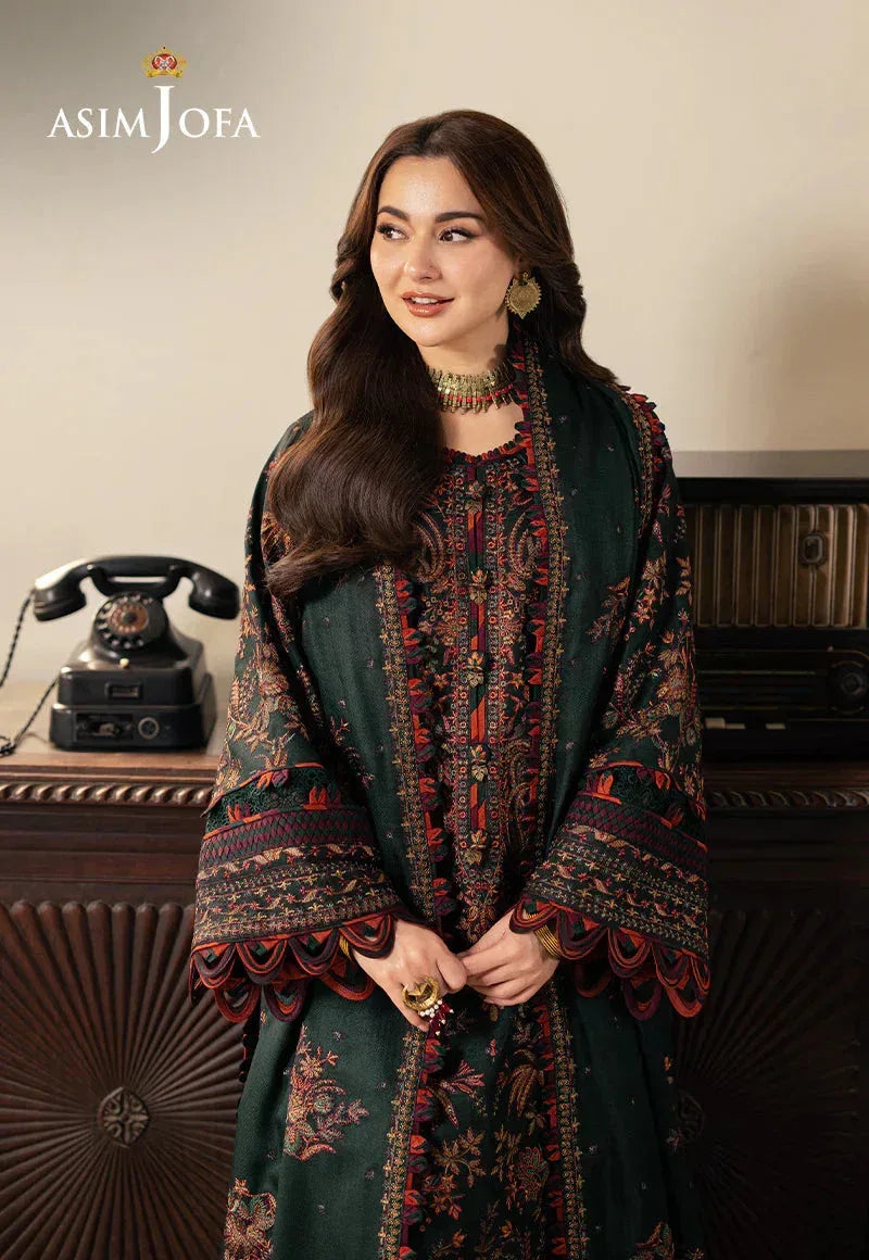 ASIM JOFA DHANAK UNSTITCHED EMB 3PC