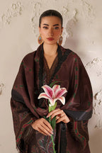 BAROQUE LINEN PRINTED UNSTICHED 3PC