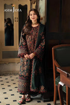 ASIM JOFA DHANAK UNSTITCHED EMB 3PC