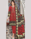 MIRAAL LAWN UNSTITCHED EMB 3PC