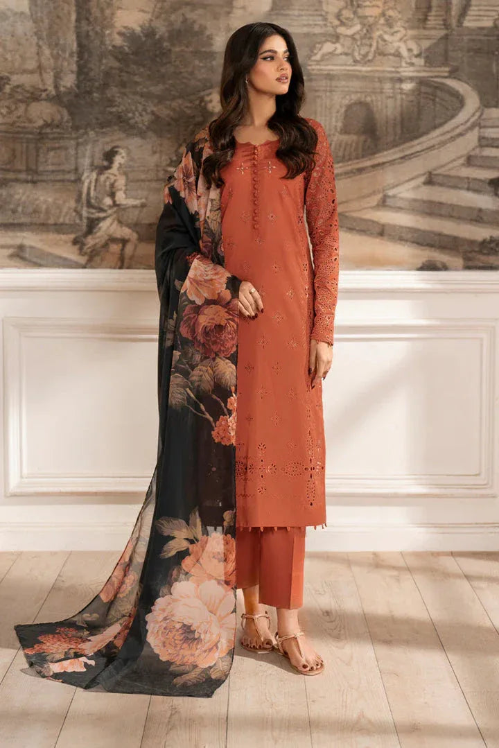 IZNIK LAWN PREMIUM UNSTITCHED EMB 3PC
