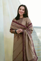 FLORENT DHANAK LUXURY UNSTITCHED EMB 3PC