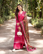 FAIZA SAQLAIN LAWN LUXURY UNSTITCHED EMB ZINNIA 3PC