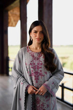 NISHAT DHANAK LUXURY UNSTITCHED EMB 3PC