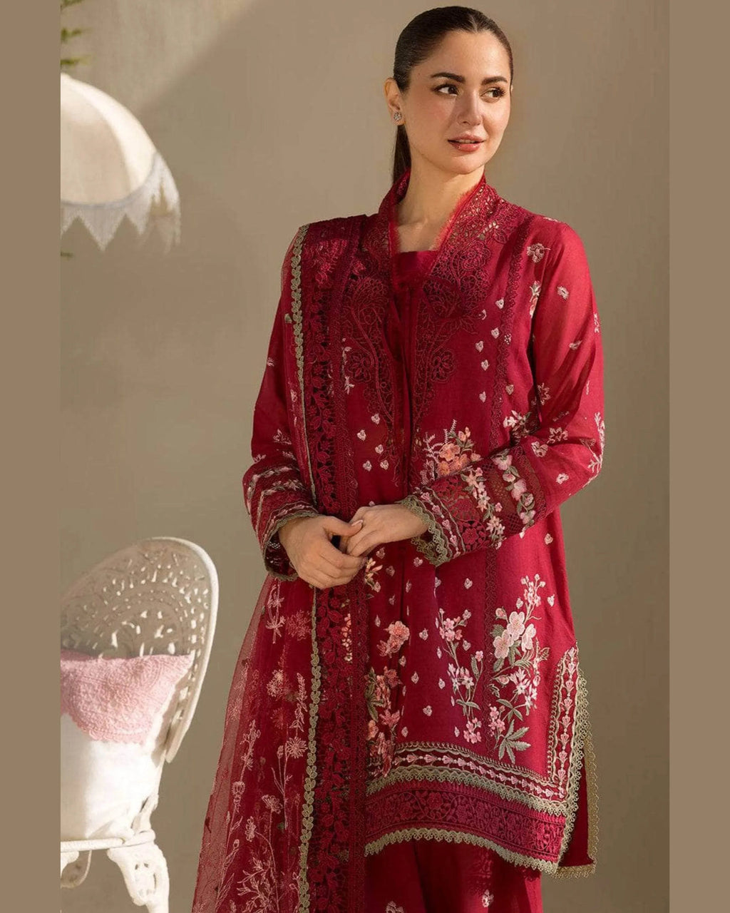 SOBIA NAZIR LAWN UNSTITCHED EMB 3PC