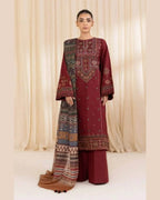 SAPPHIRE DHANAK UNSTITCHED EMB 3PC