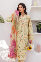 BAROQUE KHADDAR UNSTICH PRINTED 3PC