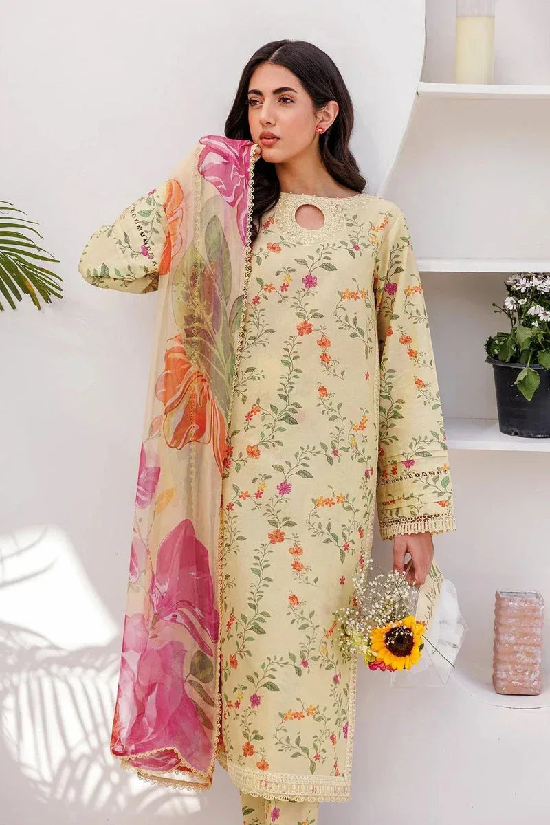 BAROQUE KHADDAR UNSTICH PRINTED 3PC