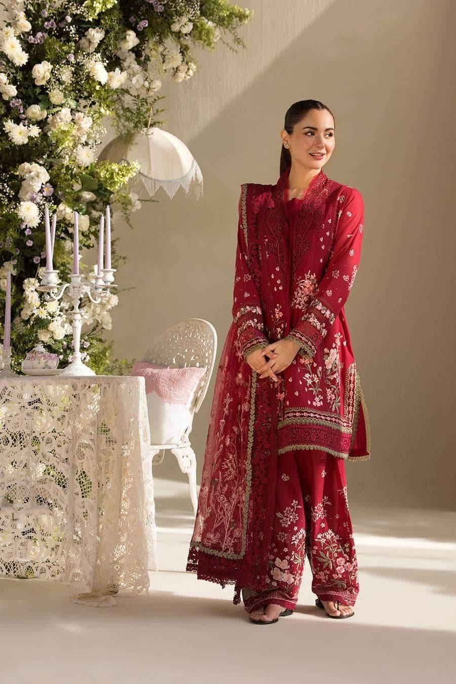 SOBIA NAZIR LAWN UNSTITCHED EMB 3PC
