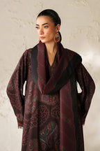BAROQUE LINEN PRINTED UNSTICHED 3PC