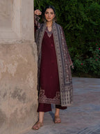 JAZMIN DHANAK LUXURY UNSTITCHED EMB 3PC