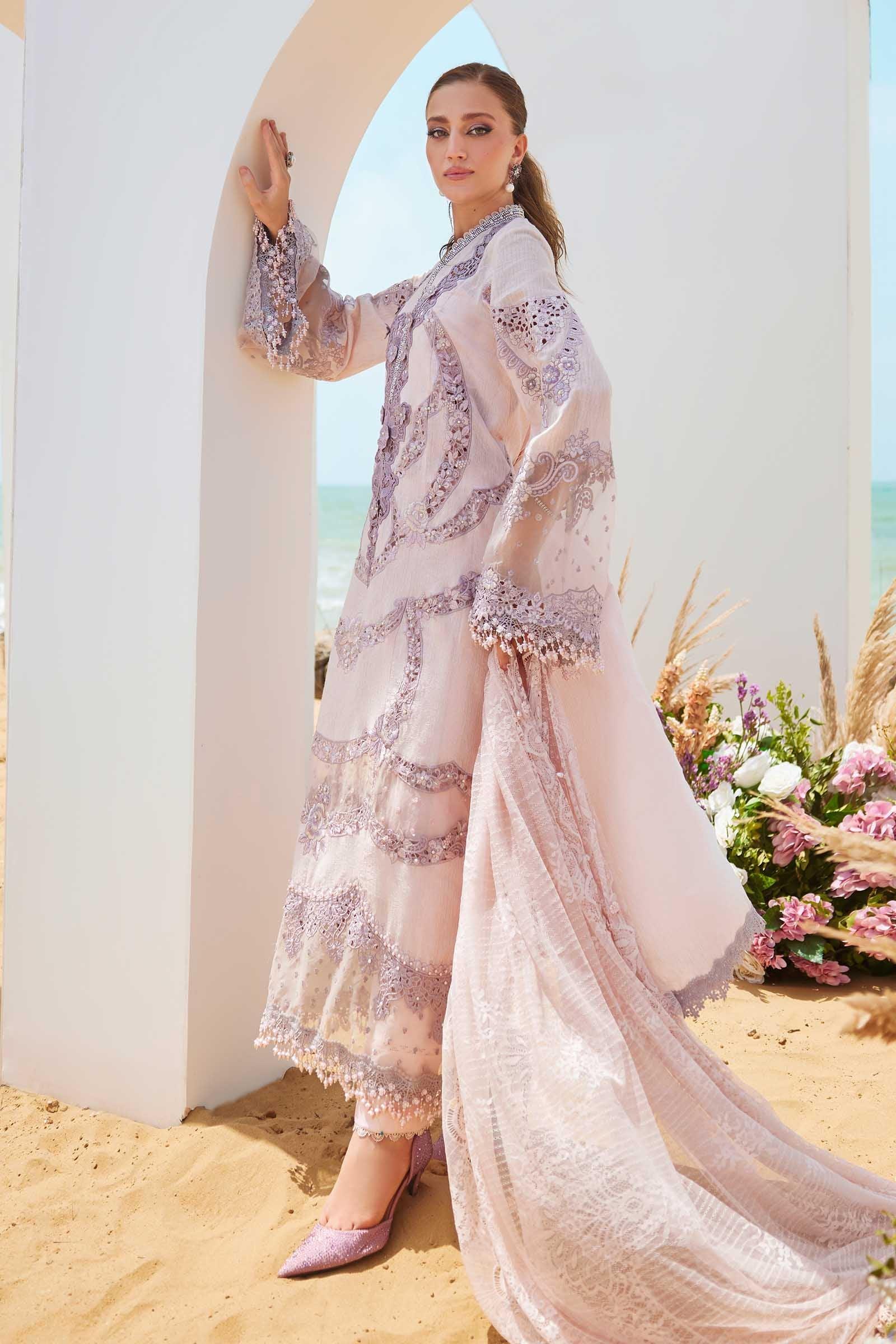 MARIA.B LAWN PREMIUM UNSTITCHED EMB EID 26’ D-2 3PC