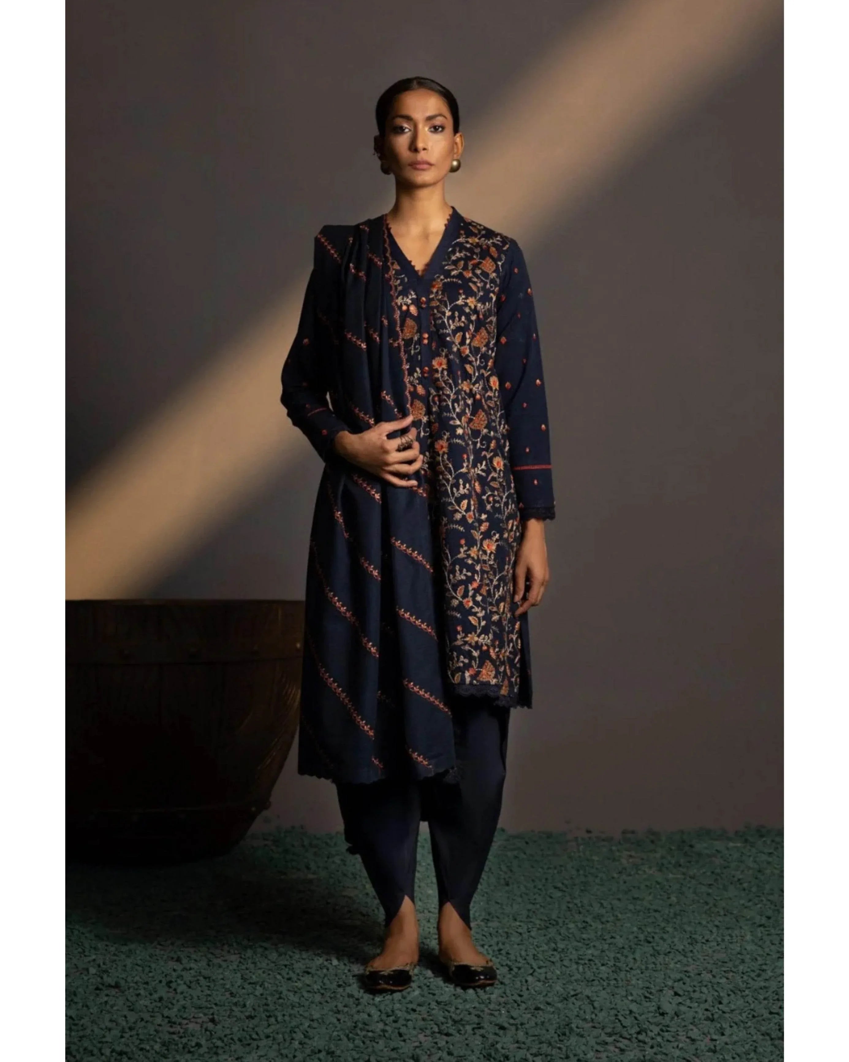 BAREEZE KARANDI UNSTICH EMB 3PC