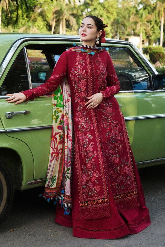 HUSSAIN REHAR DHANAK UNSTITCHED EMB 3PC