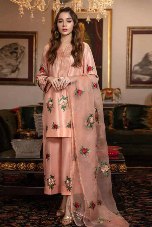 RAW SILK UNSTICH EMB 3PC